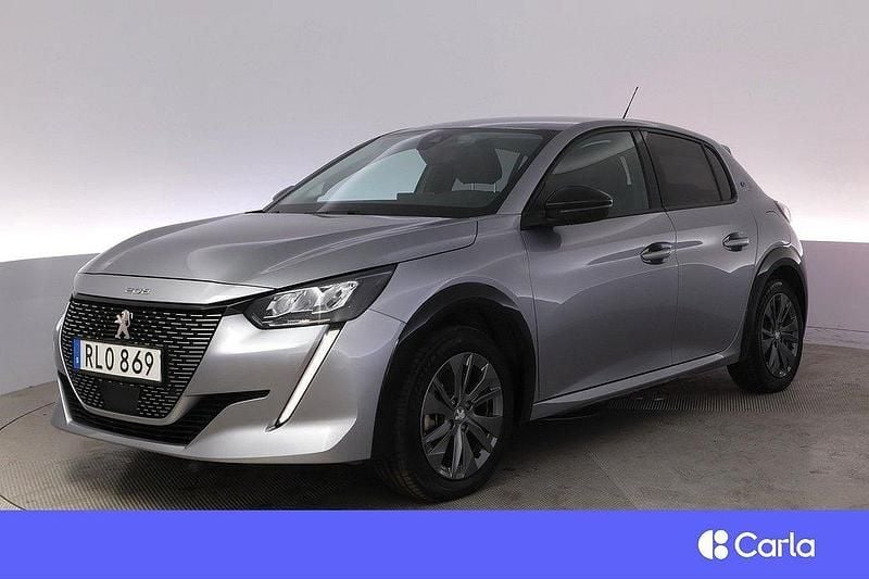 Grå Begagnad 2022 Peugeot e-208 Allure Halvkombi | 213 900 kr (Marknadspris) - Bild 1/4