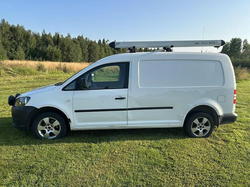 Vit Begagnad 2014 VW Caddy Maxi Minibuss | 75 000 kr (Superpris) - Bild 1/4