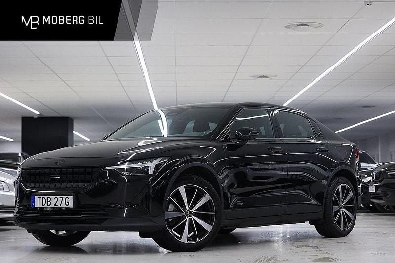 Svart Begagnad 2022 Polestar 2 Pilot Halvkombi | 309 900 kr (Superpris) - Bild 1/3