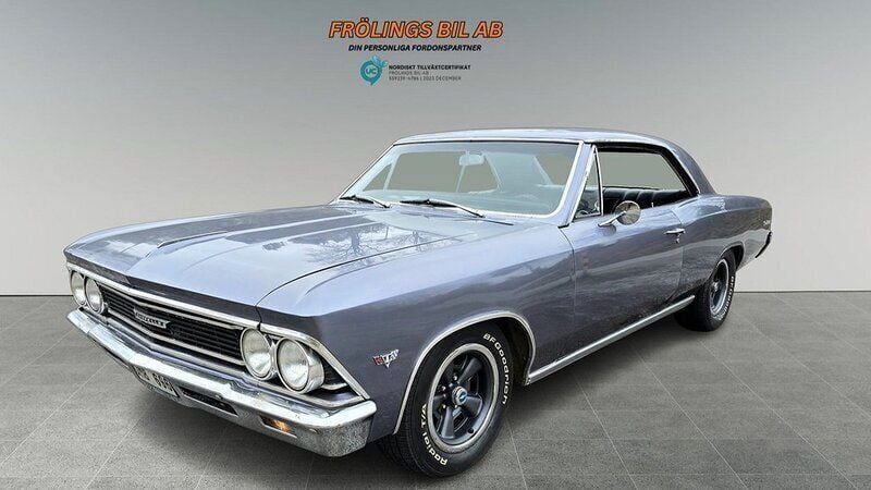 Lila Begagnad 1966 Chevrolet Chevelle Sport Sportkupé | 315 000 kr - Bild 1/4