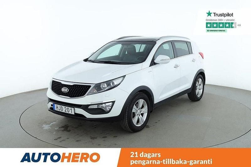 Vit Begagnad 2014 Kia Sportage Active SUV | 132 000 kr - Bild 1/4