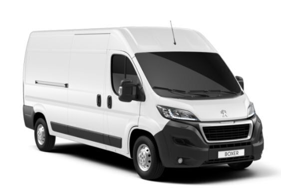 Vit (vit kaolin) Begagnad 2023 Peugeot Boxer S Van | 514 750 kr - Bild 1/2