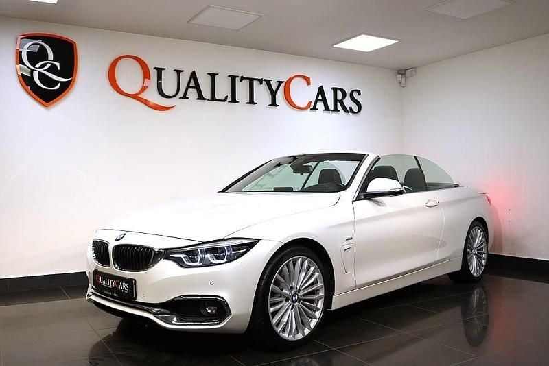 Vit Begagnad 2018 BMW 440 Luxury Line Cab | 410 000 kr (Marknadspris) - Bild 1/4