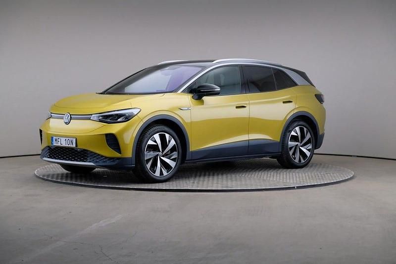 Gul Begagnad 2021 VW ID.4 Pro Performance SUV | 279 000 kr (Bra pris) - Bild 1/4