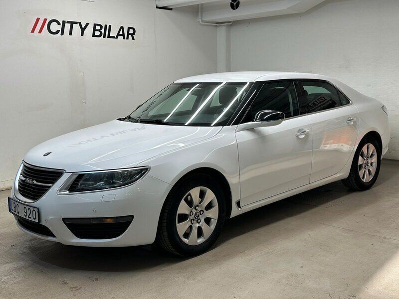 Vit Begagnad 2010 Saab 9-5 Linear Sedan | 119 900 kr (Lite dyr) - Bild 1/4