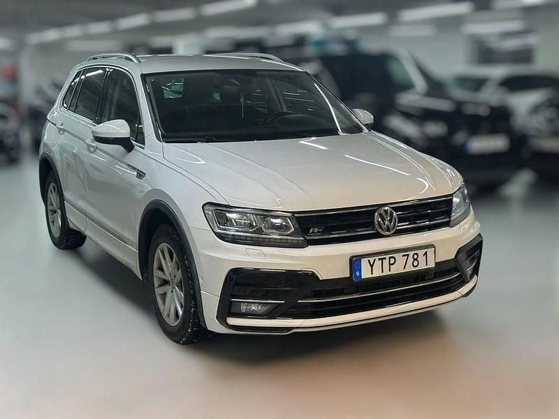 Begagnad VW Tiguan R-line 150 HK (110 kW) 2018 Vit SUV