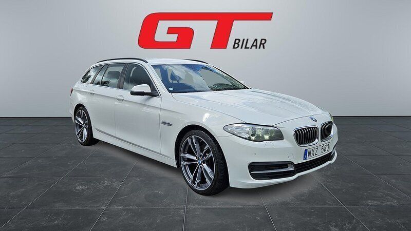 Vit Begagnad 2013 BMW 520 Kombi | 94 900 kr (Marknadspris) - Bild 1/4