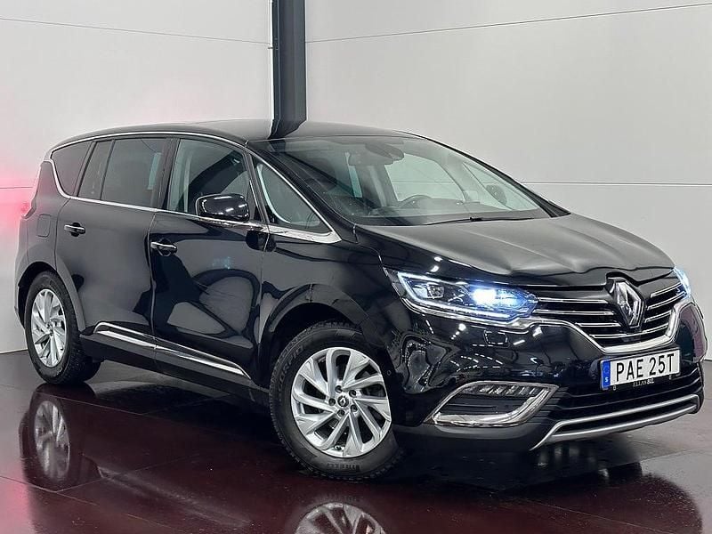 Svart Begagnad 2019 Renault Espace Minibuss | 249 900 kr - Bild 1/4
