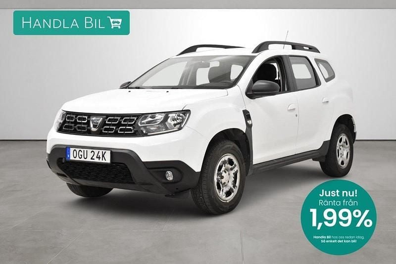 Vit Begagnad 2021 Dacia Duster SUV | 199 900 kr (Marknadspris) - Bild 1/3