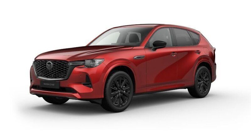 Röd (soul red crystal) Ny 2025 Mazda CX-60 Homura-Line SUV | 648 700 kr (Marknadspris) - Bild 1/1