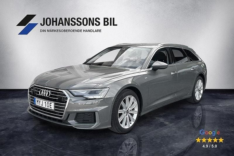 Grå Begagnad 2022 Audi A6 S-Line Kombi | 369 900 kr (Marknadspris) - Bild 1/4