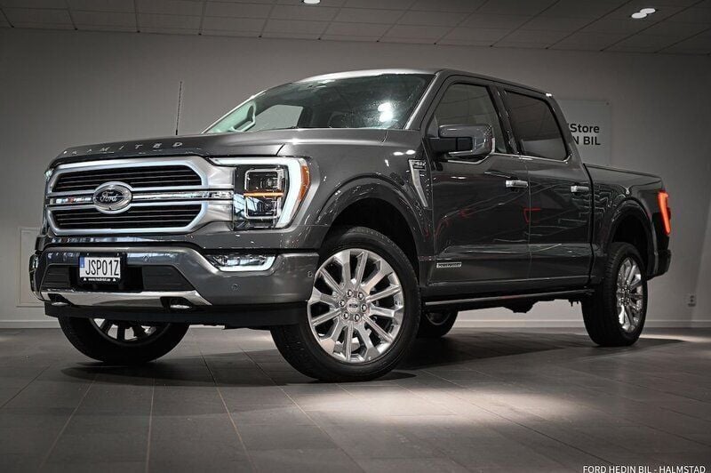 Grå Begagnad 2023 Ford F-150 Limited Pickup | 1 171 250 kr - Bild 1/4