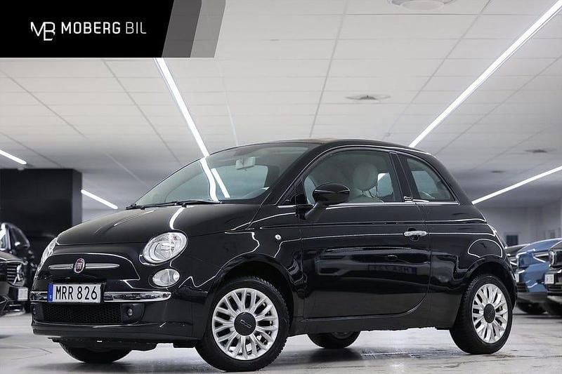 Svart Begagnad 2015 Fiat 500C Lounge Cab | 94 900 kr (Bra pris) - Bild 1/3