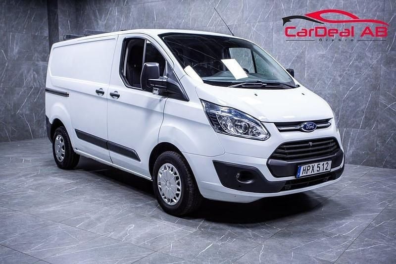 Vit Begagnad 2015 Ford Transit Custom Van | 69 800 kr (Bra pris) - Bild 1/4