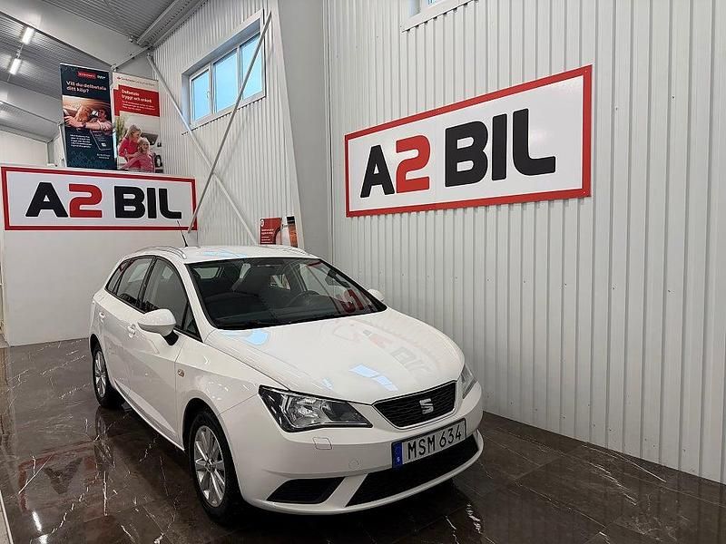 Vit Begagnad 2015 Seat Ibiza ST Style Kombi | 74 900 kr (Marknadspris) - Bild 1/4