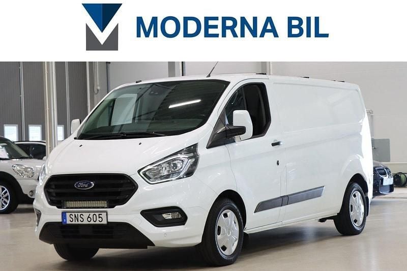 Vit Begagnad 2019 Ford Transit Custom Van | 159 900 kr (Bra pris) - Bild 1/4