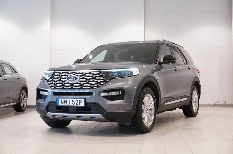 Grå Begagnad 2021 Ford Explorer SUV | 549 900 kr (Bra pris) - Bild 1/4