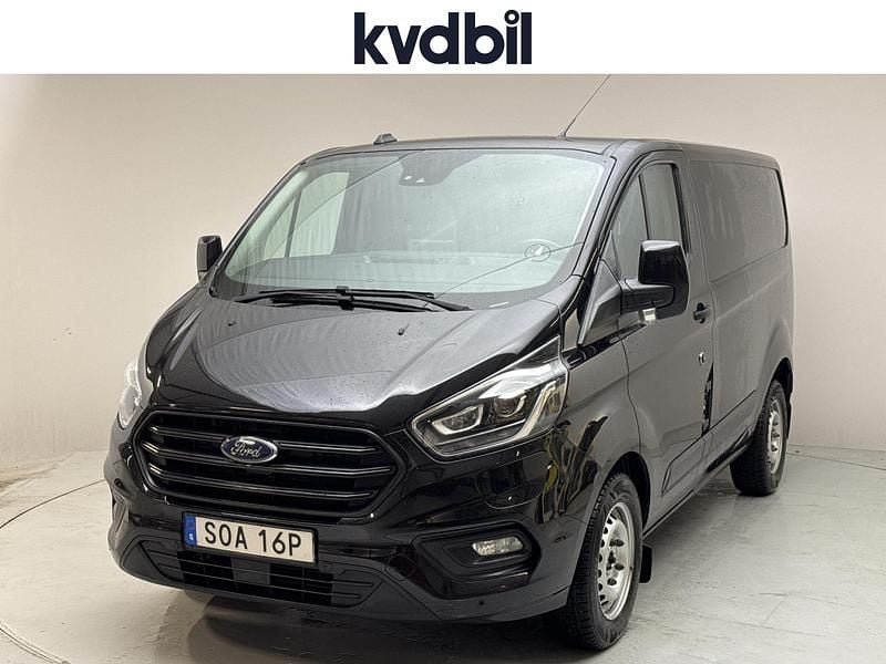Svart Begagnad 2020 Ford Transit Custom Pickup | 150 000 kr (Superpris) - Bild 1/3