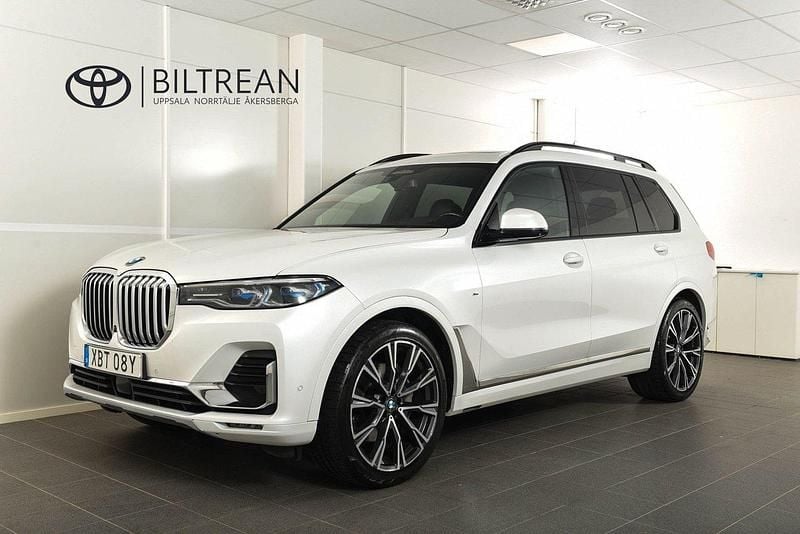 Vit Begagnad 2019 BMW X7 Comfort Edition SUV | 669 900 kr (Bra pris) - Bild 1/4