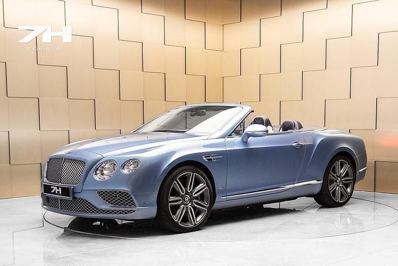 Blå Begagnad 2017 Bentley Continental GT Convertible Mulliner Cab | 1 439 900 kr - Bild 1/4