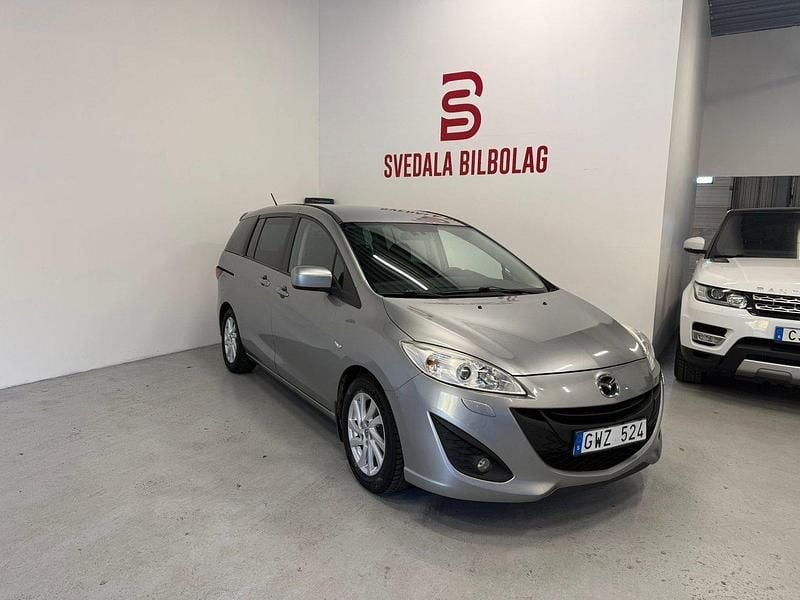 Grå Begagnad 2012 Mazda 5 Minibuss | 49 899 kr - Bild 1/4