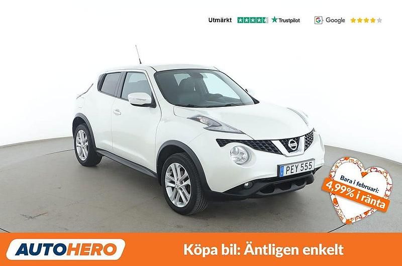 Begagnad Nissan Juke 112 HK (82 kW) 2017 Vit SUV