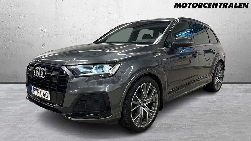 Grå Begagnad 2020 Audi Q7 S-Line SUV | 529 000 kr (Superpris) - Bild 1/4