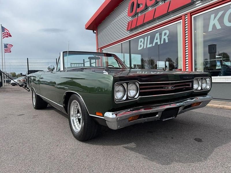 Begagnad Plymouth GTX 375 HK (275 kW) 1969 F8 ivy green metallic Cab