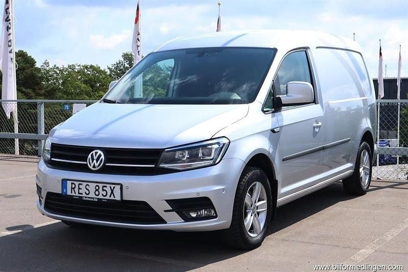 Silver Begagnad 2020 VW Caddy Maxi Minibuss | 208 500 kr (Bra pris) - Bild 1/4