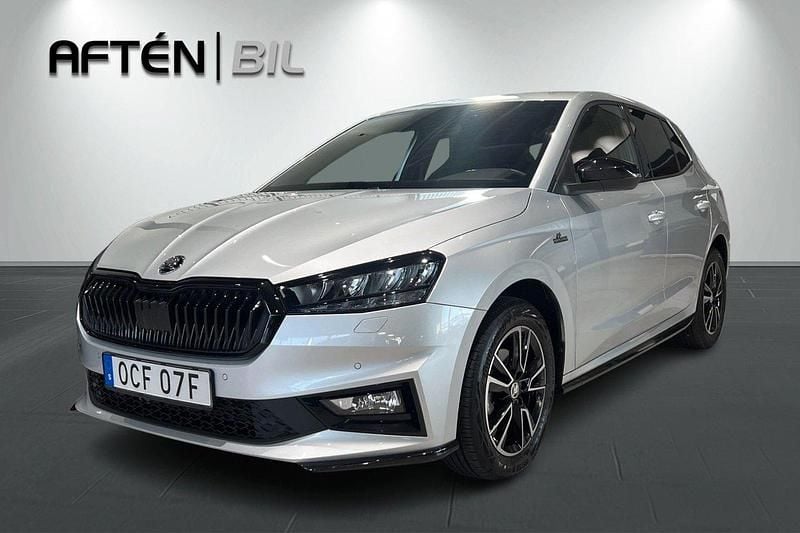 Silver Begagnad 2024 Skoda Fabia Monte Carlo Halvkombi | 229 000 kr (Lite dyr) - Bild 1/3