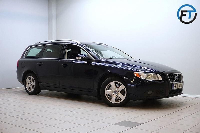 Mörkblå (blå) Begagnad 2009 Volvo V70 Summum Kombi | 69 900 kr (Bra pris) - Bild 1/4