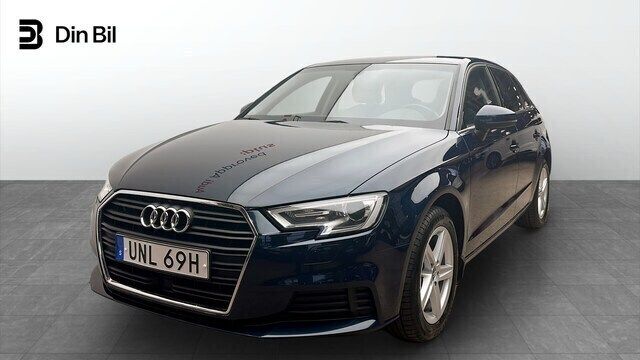 Kosmosblå metallic Begagnad 2019 Audi A3 Proline | 184 000 kr (Marknadspris) - Bild 1/4