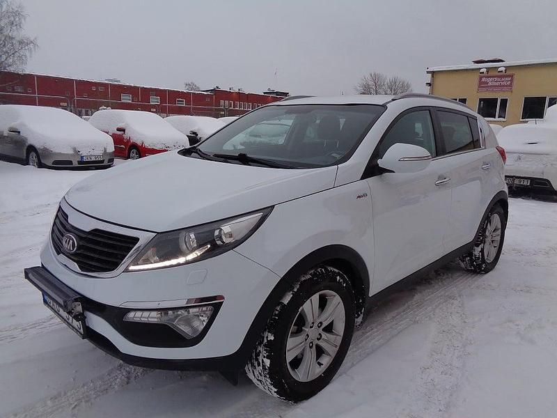 Vit Begagnad 2013 Kia Sportage EX SUV | 79 900 kr (Marknadspris) - Bild 1/4