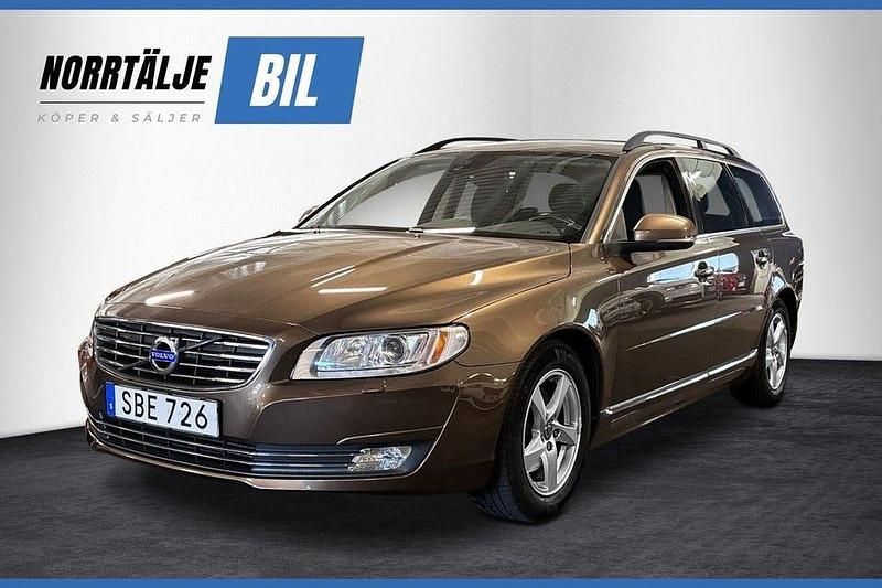 Brun Begagnad 2014 Volvo V70 Kombi | 129 900 kr (Lite dyr) - Bild 1/3