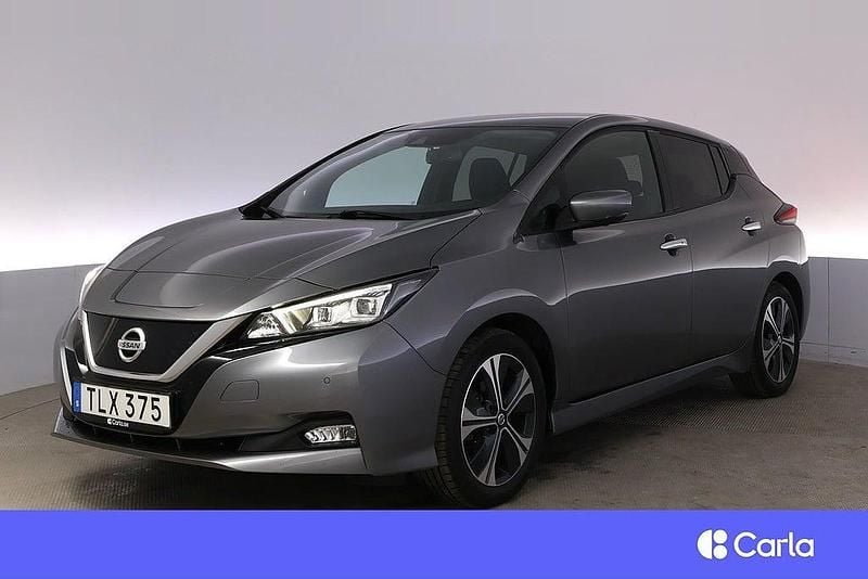 Grå Begagnad 2021 Nissan Leaf 360º Halvkombi | 170 900 kr (Marknadspris) - Bild 1/4