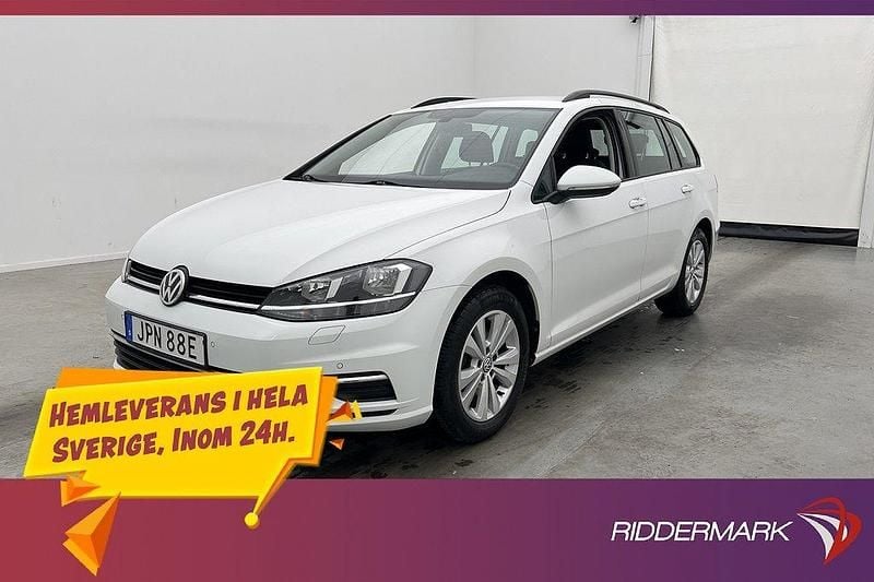 Vit Begagnad 2020 VW Golf VIII Kombi | 179 800 kr (Bra pris) - Bild 1/3