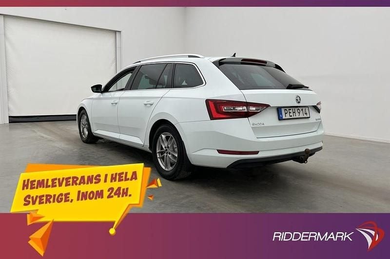 Begagnad Skoda Superb Business Line 190 HK (139 kW) 2017 Vit Kombi