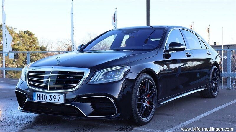 Begagnad Mercedes S63 AMG Exclusive 612 HK (450 kW) 2017 Svart samma som bilen Sedan
