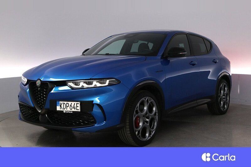 Blå Begagnad 2022 Alfa Romeo Tonale Lusso SUV | 361 900 kr (Marknadspris) - Bild 1/4