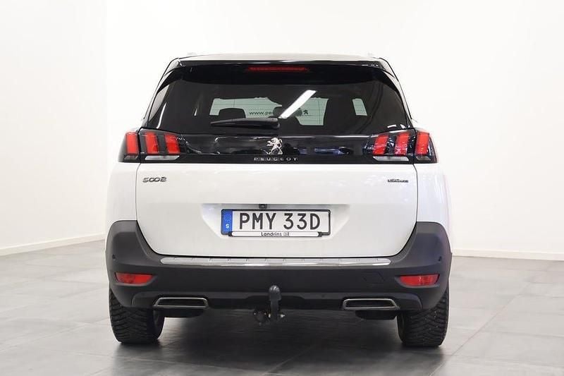 Begagnad Peugeot 5008 GT-line 181 HK (133 kW) 2019 Vit SUV