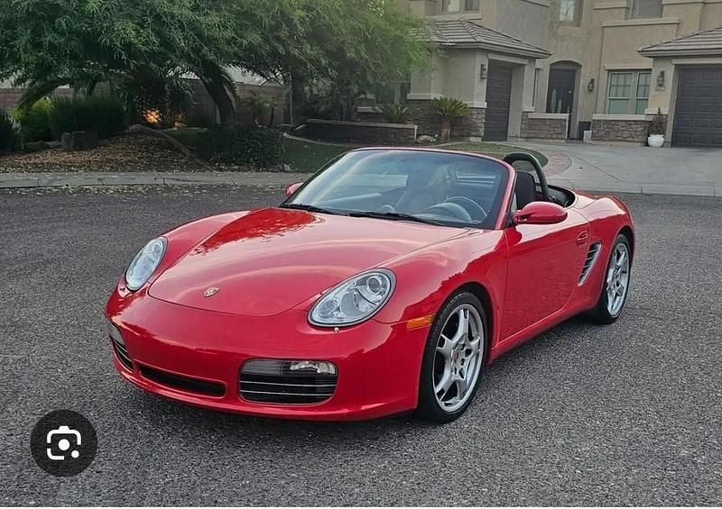 Röd Begagnad 2007 Porsche Boxster S Cab | 250 000 kr (Superpris) - Bild 1/1
