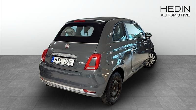 Begagnad Fiat 500C Dolcevita 71 HK (52 kW) 2022 Grå Cab