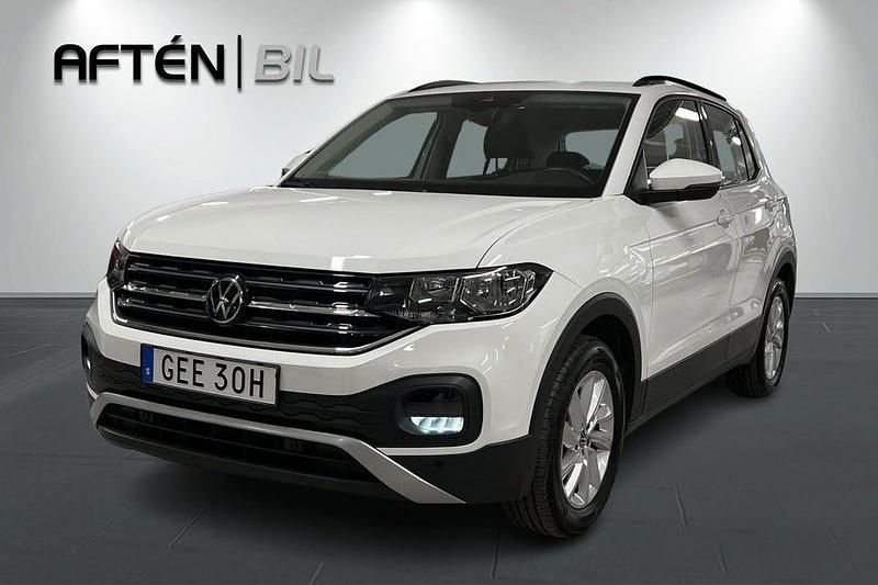 Vit Begagnad 2023 VW T-Cross SUV | 199 700 kr (Marknadspris) - Bild 1/4