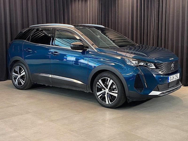 Blå Begagnad 2021 Peugeot 3008 Business-Line SUV | 289 500 kr (Marknadspris) - Bild 1/4
