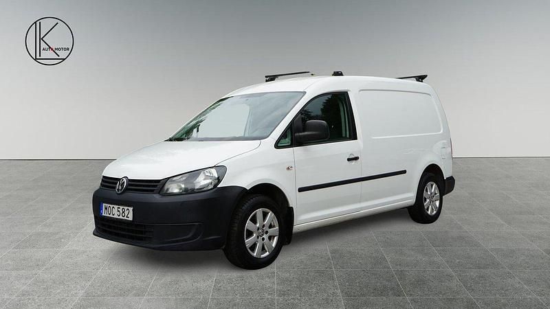 Vit Begagnad 2015 VW Caddy Maxi Minibuss | 79 900 kr (Marknadspris) - Bild 1/4