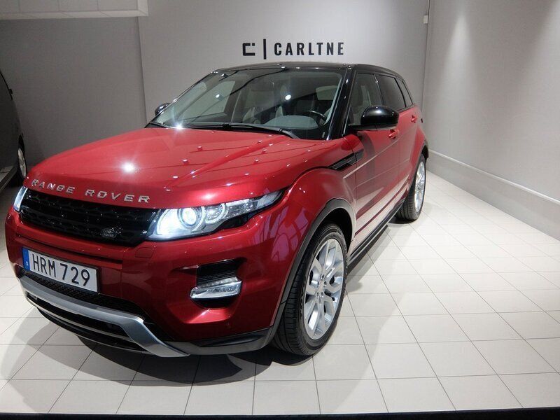 Röd Begagnad 2015 Land Rover Range Rover evoque SUV | 228 000 kr (Marknadspris) - Bild 1/4