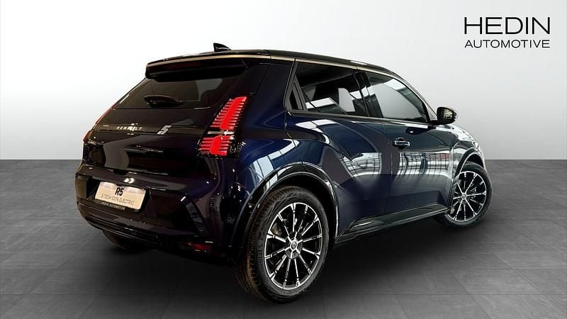Ny Renault 5 E-Tech Iconic 2026 Blå Halvkombi