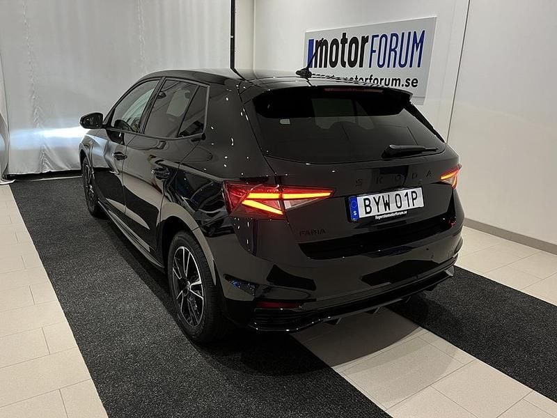 Begagnad Skoda Fabia Monte Carlo 116 HK (85 kW) 2025 Svart Halvkombi