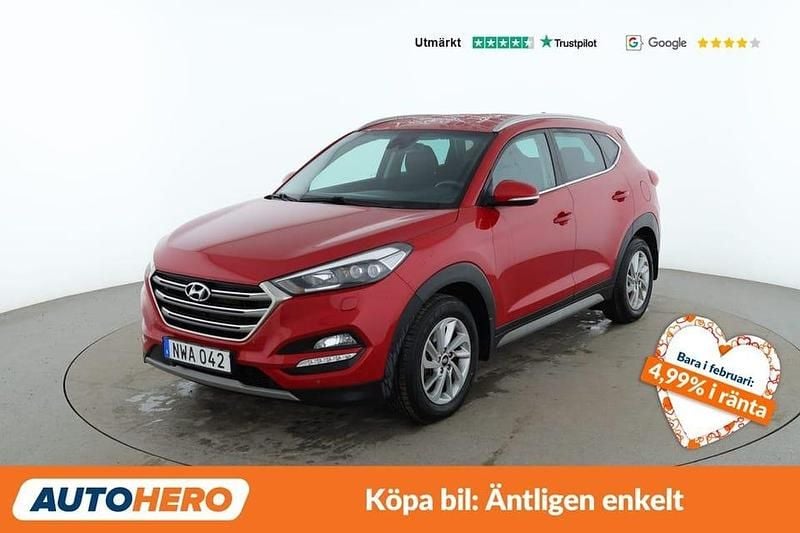 Begagnad Hyundai Tucson Advantage 180 HK (132 kW) 2017 Röd SUV