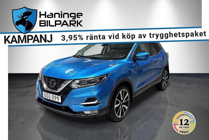 Blå Begagnad 2018 Nissan Qashqai 360º SUV | 169 900 kr (Marknadspris) - Bild 1/2
